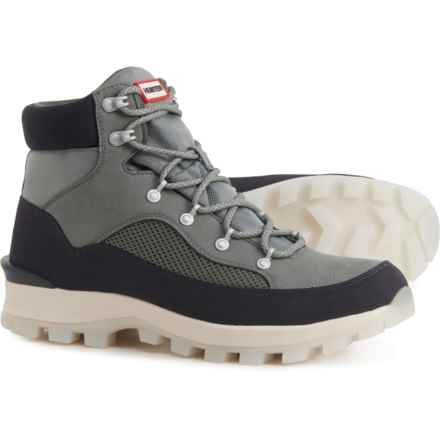 HUNTER Explorer Mid Boots - Waterproof, Insulated (For Men) in Urban Grey/Xray Navy