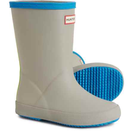 HUNTER Girls First Classic Rain Boots - Waterproof in Grey