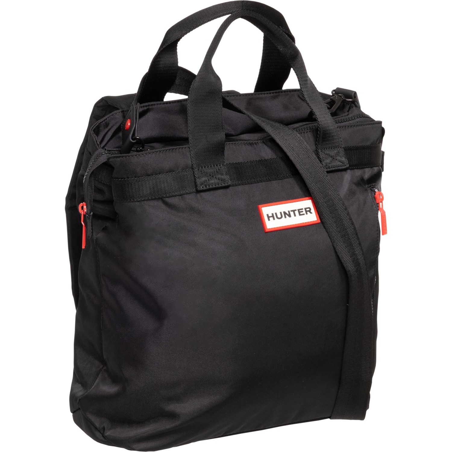 HUNTER Hybrid Tote Backpack - Black Econyl - Save 48%