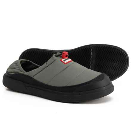 HUNTER In-Out Slippers (For Men) in Urban Grey/Black