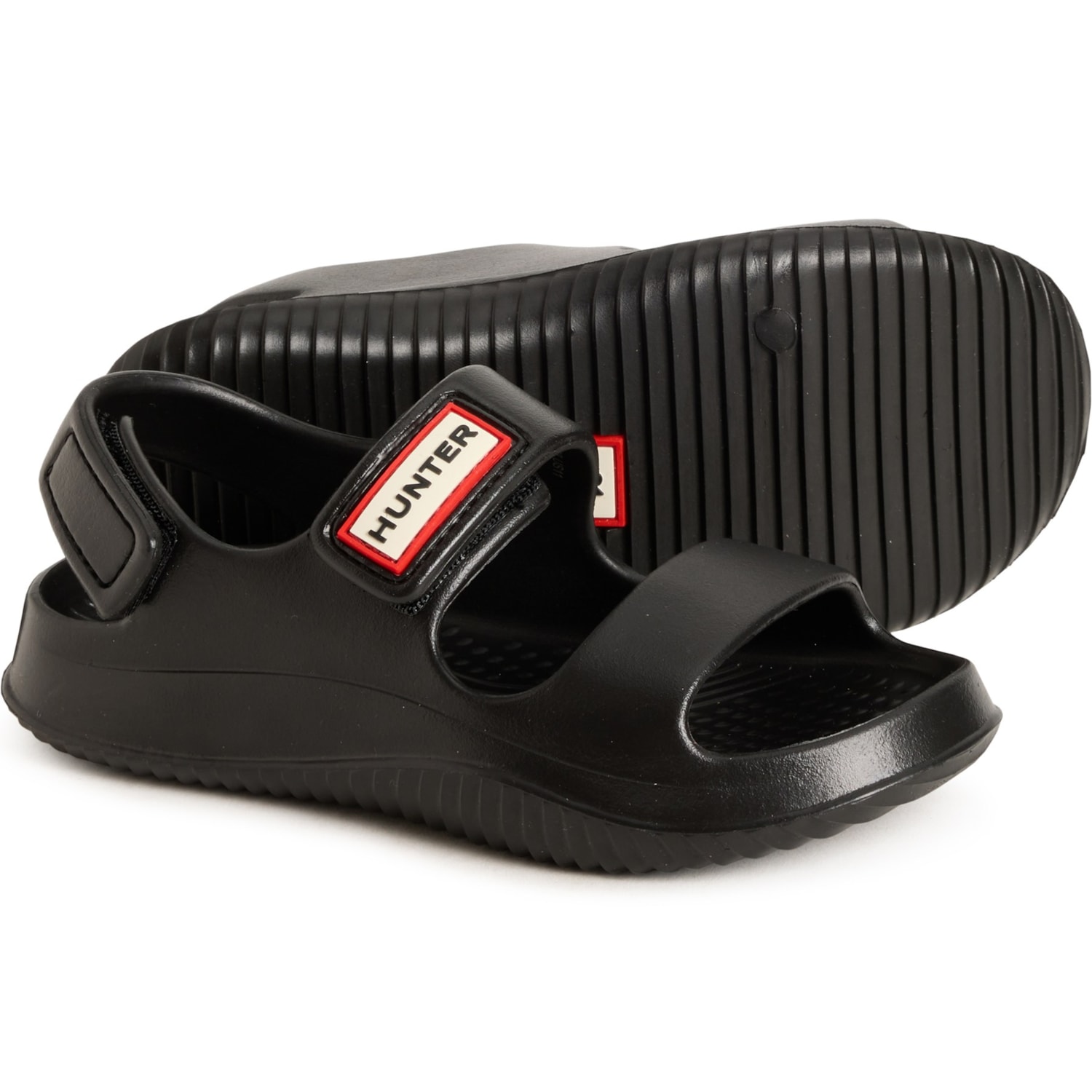 New Hunter Men Black Double Strap Sandals 13 Hunter Slide Sandals for Men | Mercari main image 4