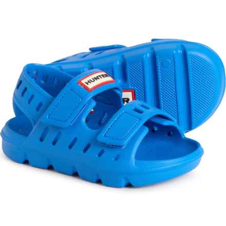 HUNTER Little Boys and Girls Dottie Sandals in Blue
