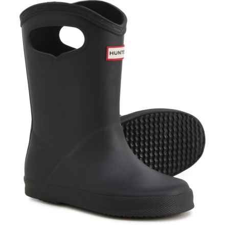 HUNTER Little Boys and Girls First Classic Rain Boots - Waterproof in Black