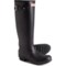 HUNTER Original Backstrap Tall Rain Boots - Waterproof (For Women) in Black/White