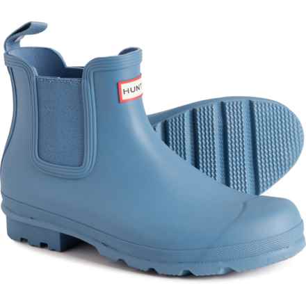 HUNTER Original Chelsea Boots - Waterproof (For Men) in Borrowed Blue