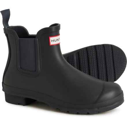 HUNTER Original Chelsea Rain Boots - Waterproof (For Women) in Navy