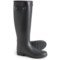HUNTER Original Refined Tall Rain Boots -Waterproof (For Women) in Black