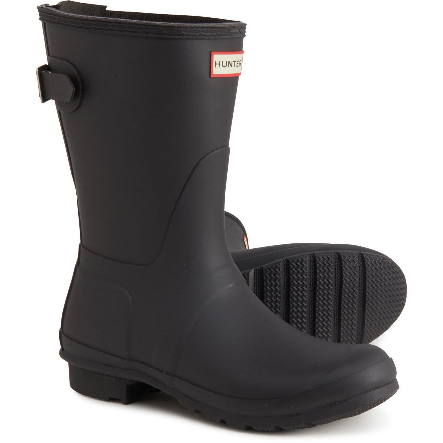 HUNTER Original Short Back-Adjustable Boots - Waterproof (For Women)