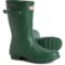 HUNTER Original Short Rain Boots - Waterproof (For Women) in Green