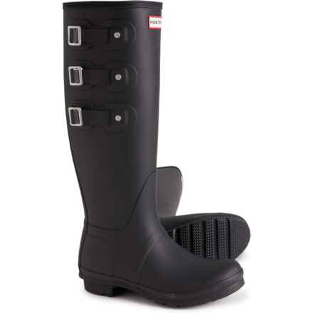 HUNTER Original Tall Rain Boots - Waterproof (For Women) in Black