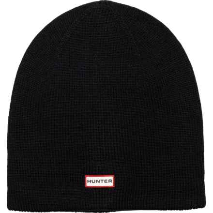 HUNTER Play Essential Beanie in Black