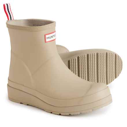 HUNTER Play Short Rain Boots - Waterproof (For Women) in Alloy