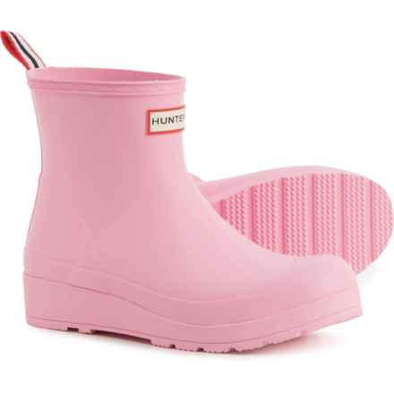 HUNTER Play Short Rain Boots - Waterproof (For Women) in Pink Fizz