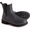 HUNTER Refined Stitch Chelsea Rain Boots - Waterproof (For Women) in Black