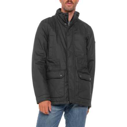 HUNTER Robert Waxed-Cotton Twill Utility Jacket - Insulated in Black