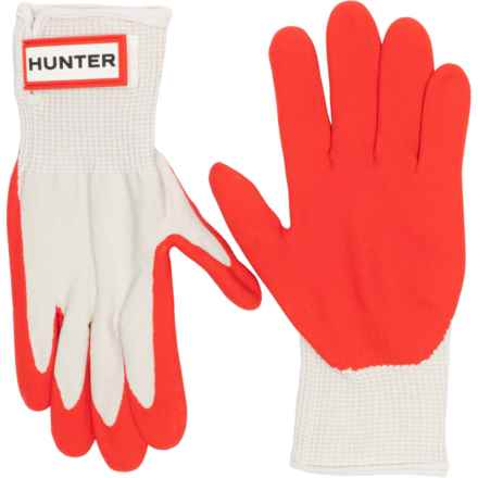 HUNTER Rubberized Gardening Gloves in Hunter Yellow