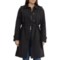 HUNTER Stella Belted Trench Coat in Black