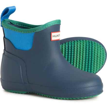 HUNTER Toddler Boys and Girls Finley Rain Boots - Waterproof in Blue