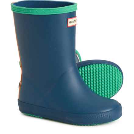 HUNTER Toddler Boys and Girls First Classic Rain Boots - Waterproof in Blue