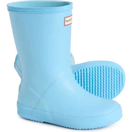 HUNTER Toddler Boys and Girls First Classic Rain Boots - Waterproof in Blue