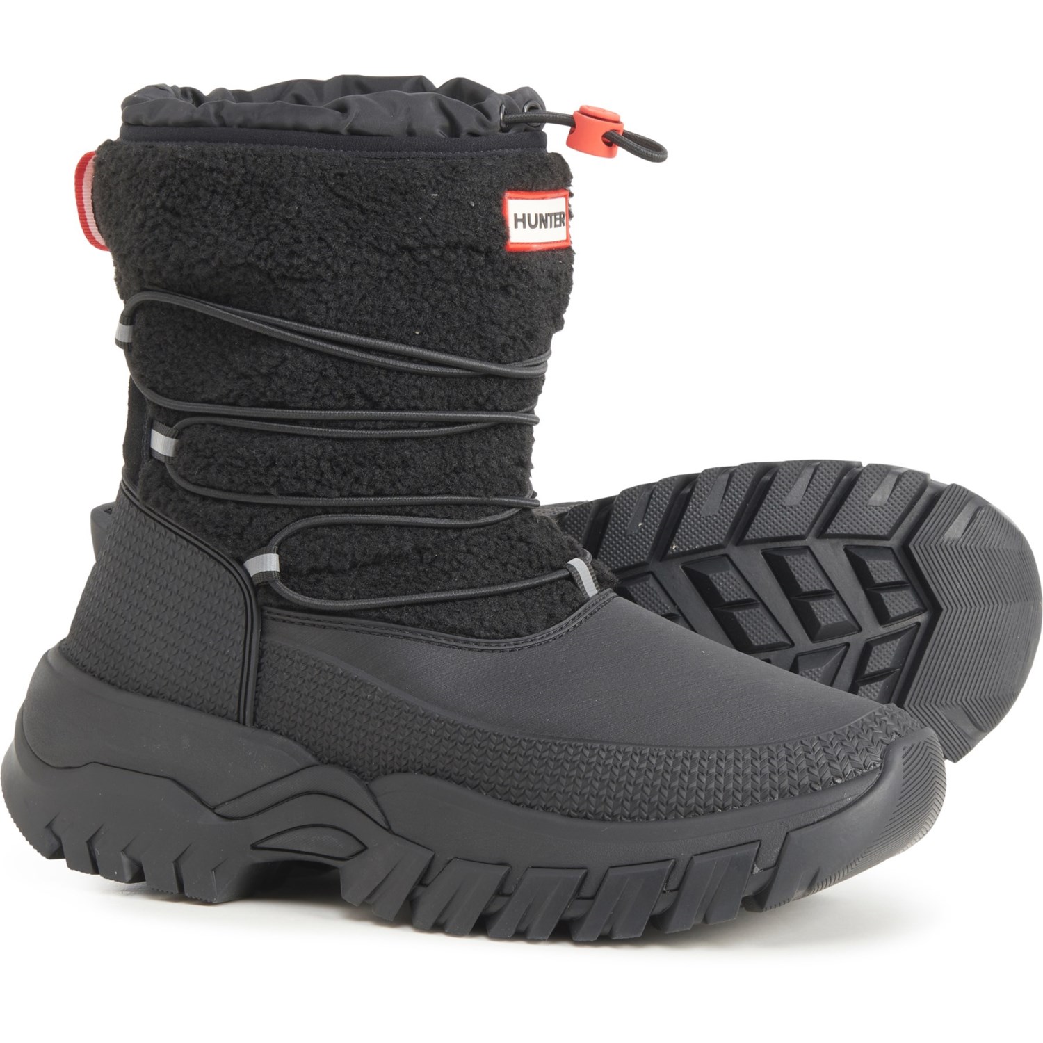 HUNTER Wanderer Short Sherpa Snow Boots (For Women) - Save 46%