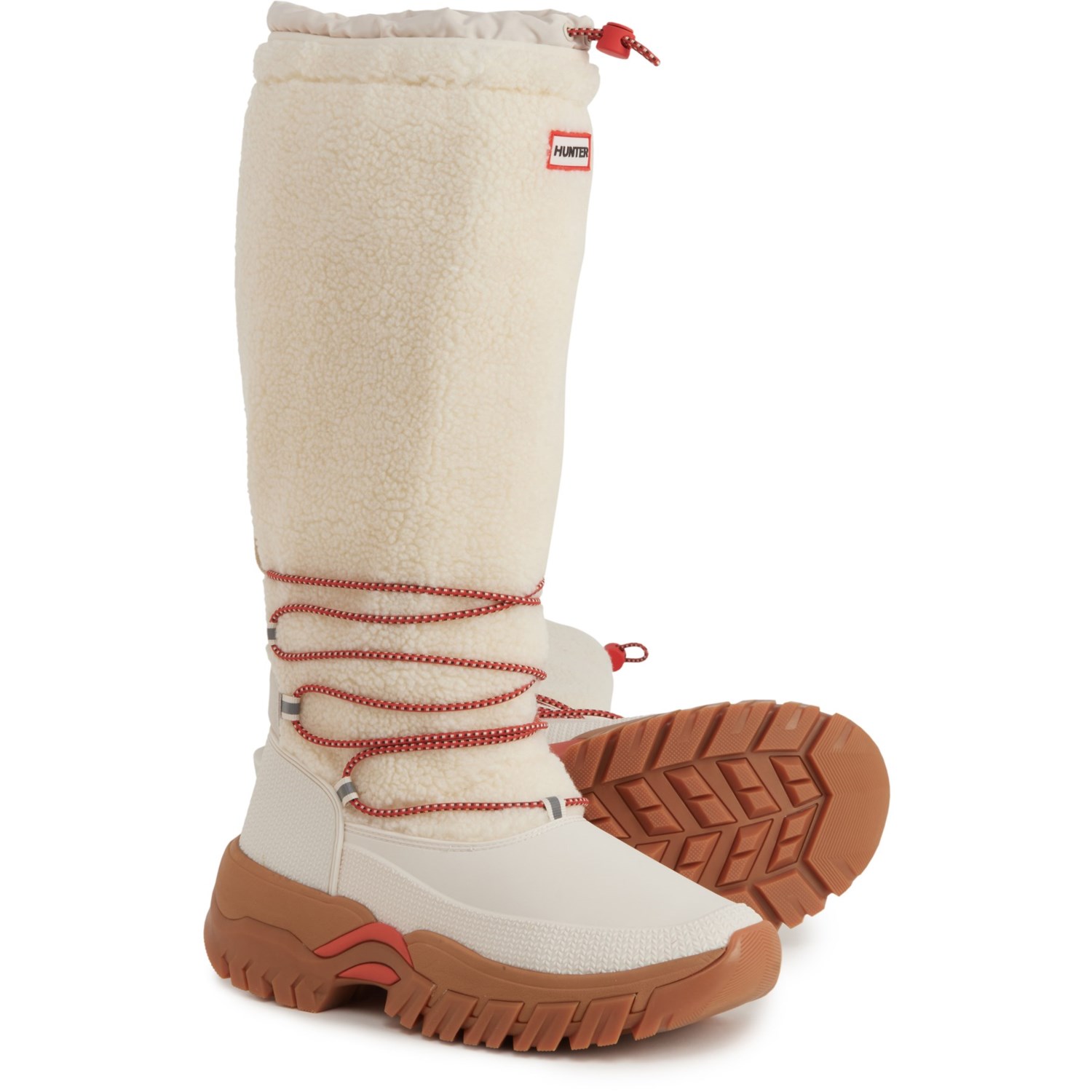 HUNTER Wanderer Tall Sherpa Snow Boots (For Women)