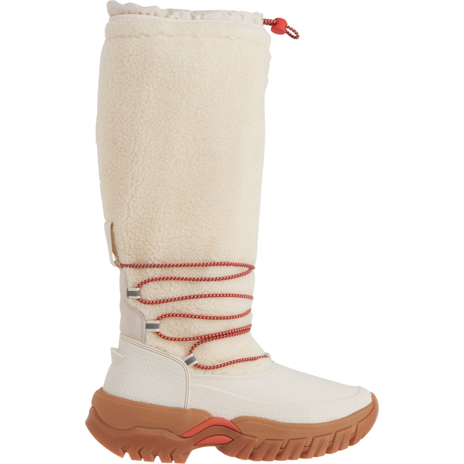 HUNTER Wanderer Tall Sherpa Snow Boots (For Women)