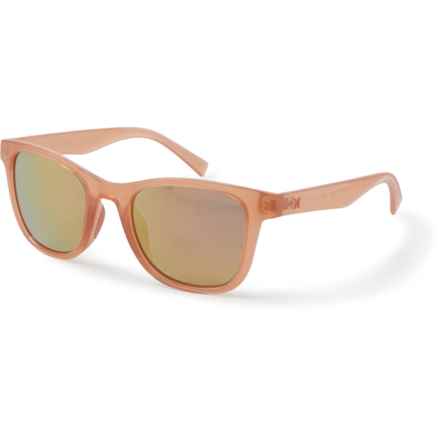 Hurley 1005 Mirror Sunglasses - Polarized Lenses (For Men and Women) in Coral