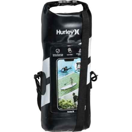 Hurley 2 L Dry Bag with Smartphone Pocket - Waterproof in Black