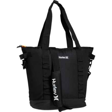 Hurley 20-Can Cooler Tote Bag - Insulated in Black
