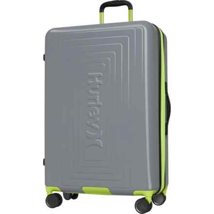 Hurley 29” Suki Spinner Suitcase - Hardside, Expandable, Light Grey-Neon in Light Grey/Neon