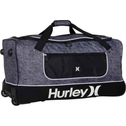 Hurley 30” Kahuna Rolling Duffel Bag - Grey Tweed in Grey Tweed