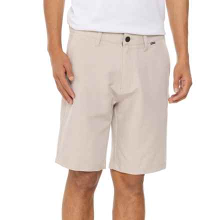 Hurley All Terrain Space Dye Hybrid Walking Shorts in Khaki