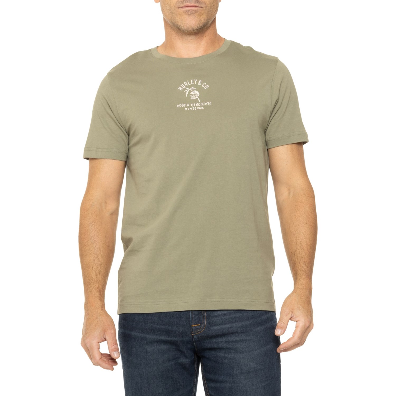 Hurley Good Times T-Shirt Donna Manica Corta In Cotone Con Tasca E Scollo Rotondo - Morbida E Comoda