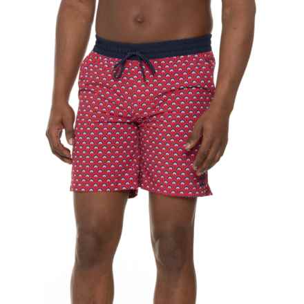 Hurley American Burst Volley Swim Shorts in Red