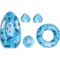 9XJJJ_2 Hurley Aqua Venture Pool Inflatables Set - 5-Pack (For Kids)
