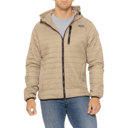 Hurley Balsam Packable Puffer Hooded Jacket - Insulated in Khaki