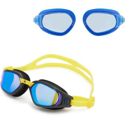 Hurley Barracuda Interchangeable Swim Goggles - Extra Lens (For Men and Women) in Yellow