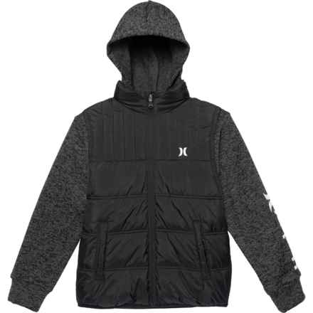 Hurley Big Boys 2Fer Jacket - Insulated in Black