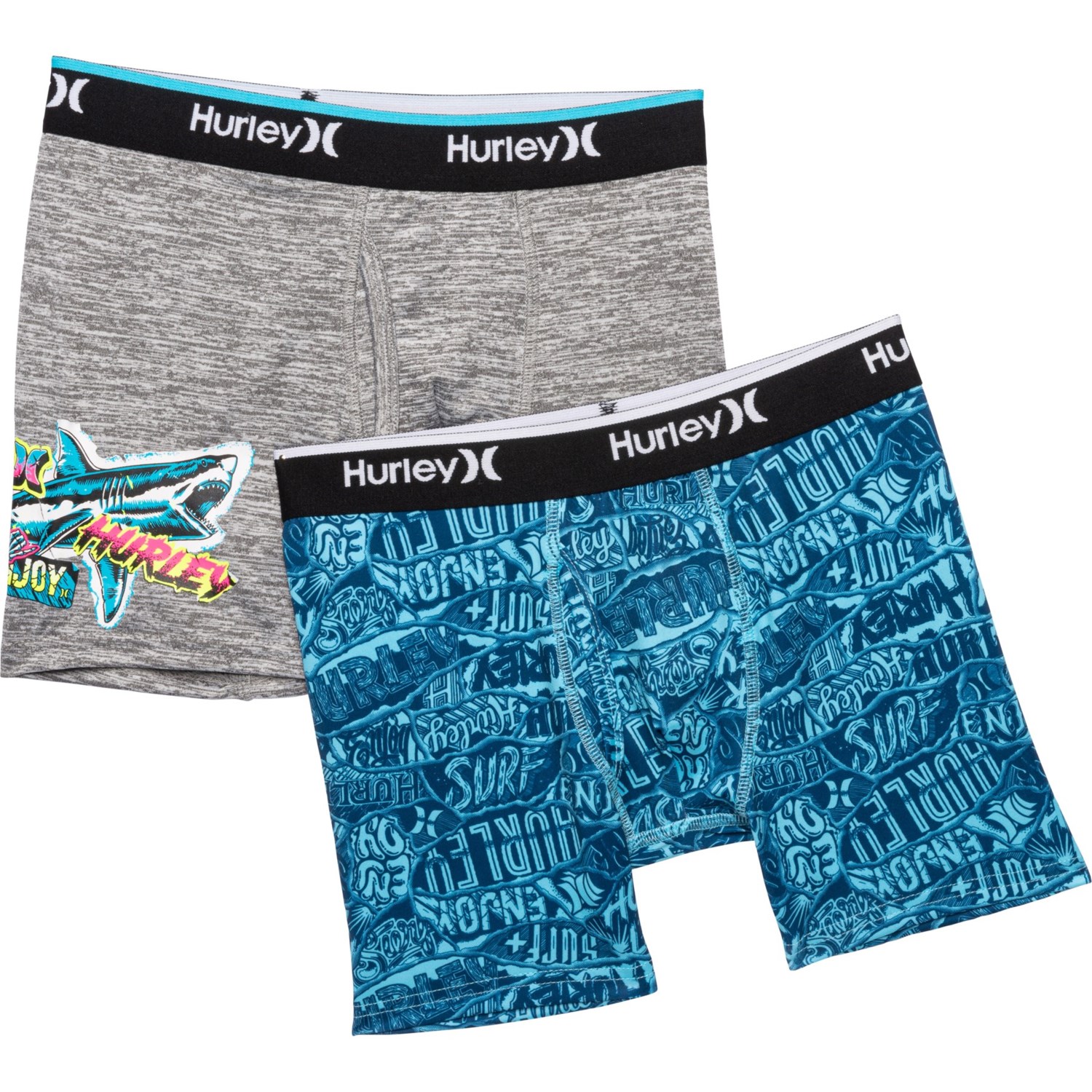 Hurley Big Boys Boxer Briefs 2Pack Save 42