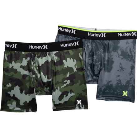 Hurley Big Boys Boxer Briefs - 2-Pack in Black
