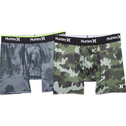 Hurley Big Boys Boxer Briefs - 2-Pack in Black