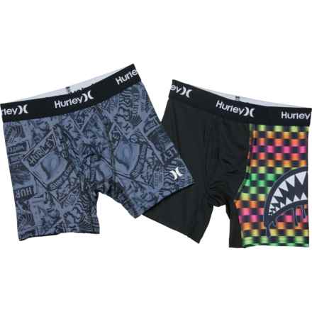 Hurley Big Boys Boxer Briefs - 2-Pack in Multi