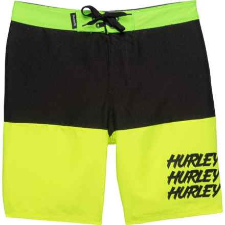 Hurley Big Boys Color-Block Boardshorts in Black