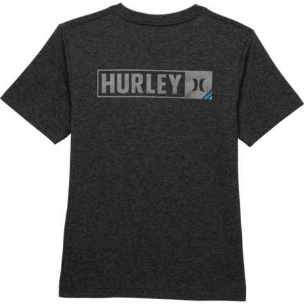 Hurley Big Boys Core T-Shirt - Short Sleeve in Black Heather