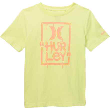 Hurley Big Boys Core T-Shirt - Short Sleeve in Lt Lemon Twist