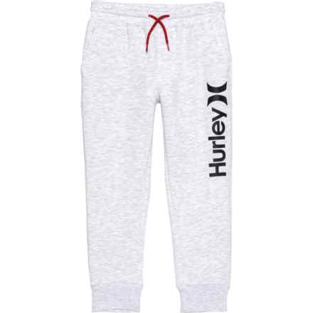 Hurley Big Boys Fleece Fashion Joggers in Birch Heather