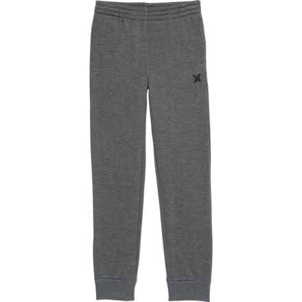 Hurley Big Boys Fleece Joggers in Charcoal Heather