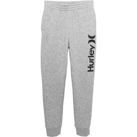 Hurley Big Boys Fleece Joggers in Dark Grey Heather
