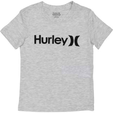 Hurley Big Boys Graphic Shirt - Short Sleeve in Birch Heather